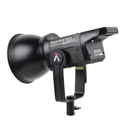 Aputure LS C120D II High Color Restoration CRI 96 Light Storm Natural White Light 5500K COB LED Studio Video Light with 2.4GHz Wireless Remote & Control Box (Black) by Aputure