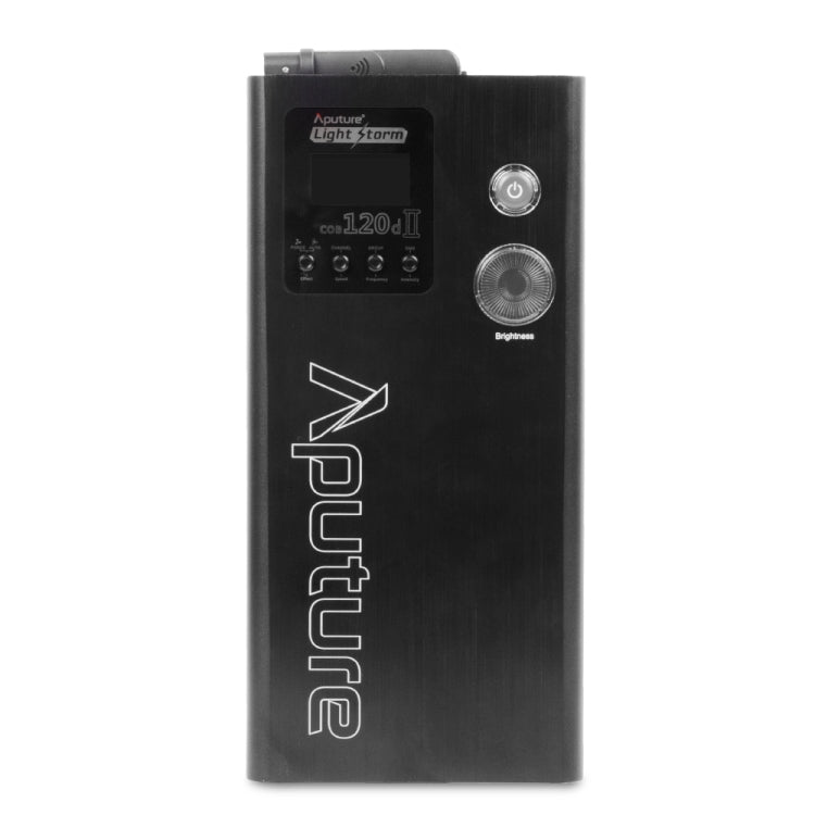 Aputure LS C120D II High Color Restoration CRI 96 Light Storm Natural White Light 5500K COB LED Studio Video Light with 2.4GHz Wireless Remote & Control Box (Black) by Aputure