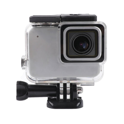 For GoPro HERO7 White /Silver Skeleton Housing Side Hollow Protective Case with Buckle Basic Mount & Screw(Transparent) by bashfashion