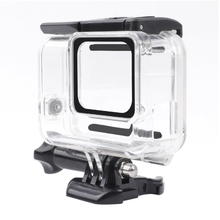 For GoPro HERO7 White /Silver Skeleton Housing Side Hollow Protective Case with Buckle Basic Mount & Screw(Transparent) by bashfashion