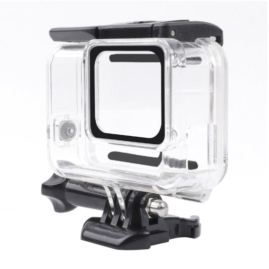 For GoPro HERO7 White /Silver Skeleton Housing Side Hollow Protective Case with Buckle Basic Mount & Screw(Transparent) by bashfashion
