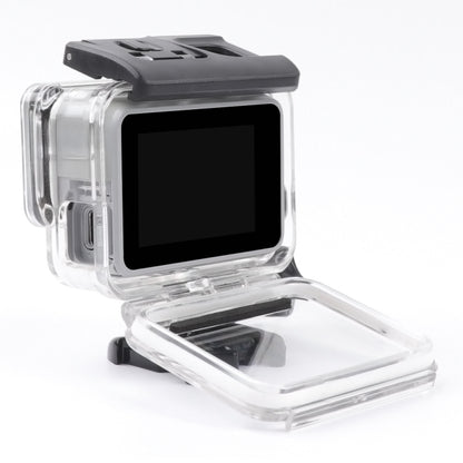 For GoPro HERO7 White /Silver Skeleton Housing Side Hollow Protective Case with Buckle Basic Mount & Screw(Transparent) by bashfashion