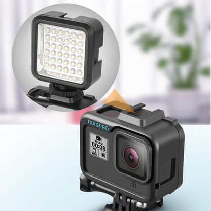 RUIGPRO for GoPro HERO8 Black Standard Border PC ABS Frame Mount Protective Case(Black) by RUIGPRO