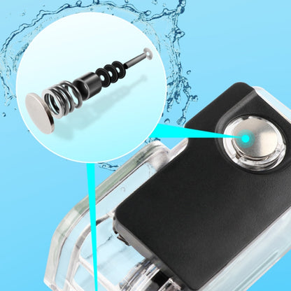 RUIGPRO for GoPro HERO8 Black 45m Waterproof Housing Protective Case with Buckle Basic Mount & Screw(Transparent) by RUIGPRO