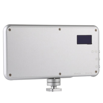 LED011S Pocket 180 LEDs Professional Vlogging Photography Video & Photo Studio Light with OLED Display & Cold Shoe Adapter Mount for Canon / Nikon DSLR Cameras by bashfashion