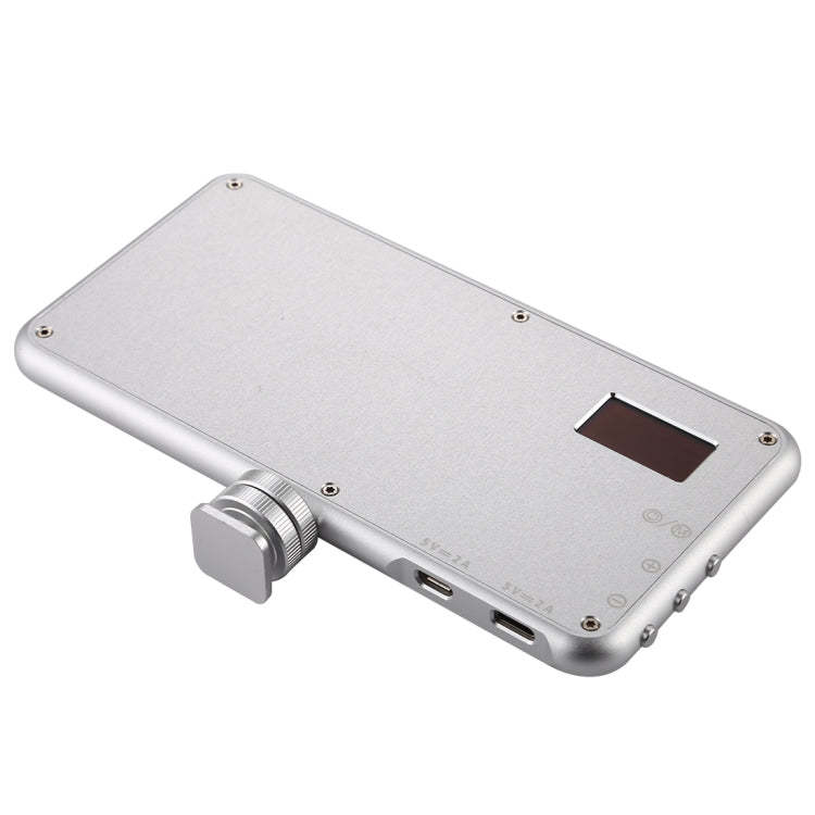 LED011S Pocket 180 LEDs Professional Vlogging Photography Video & Photo Studio Light with OLED Display & Cold Shoe Adapter Mount for Canon / Nikon DSLR Cameras by bashfashion