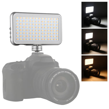 LED-013 Pocket 112 LEDs Professional Vlogging Photography Video & Photo Studio Light with OLED Display & Cold Shoe Adapter Mount for Canon / Nikon DSLR Cameras by bashfashion