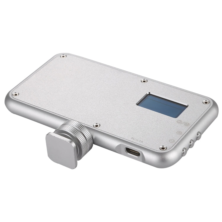 LED-013 Pocket 112 LEDs Professional Vlogging Photography Video & Photo Studio Light with OLED Display & Cold Shoe Adapter Mount for Canon / Nikon DSLR Cameras by bashfashion