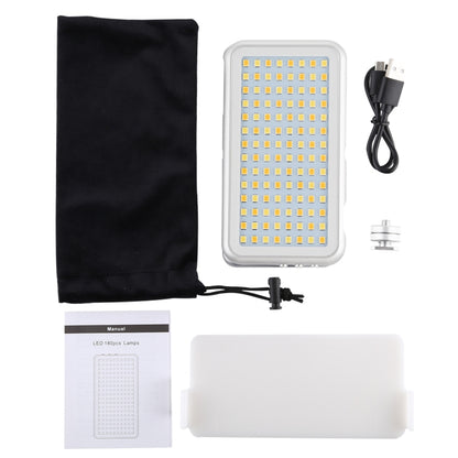 LED-013 Pocket 112 LEDs Professional Vlogging Photography Video & Photo Studio Light with OLED Display & Cold Shoe Adapter Mount for Canon / Nikon DSLR Cameras by bashfashion