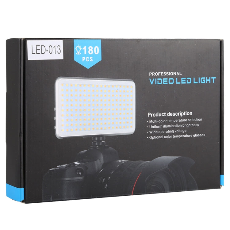LED-013 Pocket 112 LEDs Professional Vlogging Photography Video & Photo Studio Light with OLED Display & Cold Shoe Adapter Mount for Canon / Nikon DSLR Cameras by bashfashion