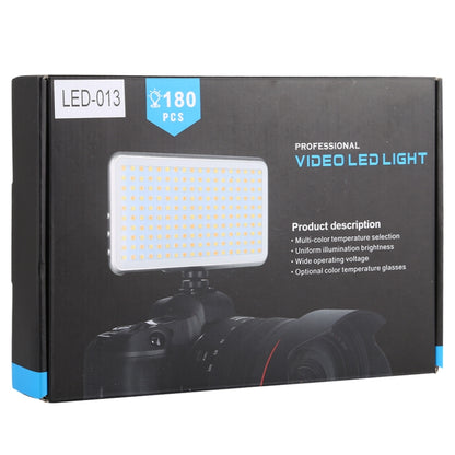 LED-013 Pocket 112 LEDs Professional Vlogging Photography Video & Photo Studio Light with OLED Display & Cold Shoe Adapter Mount for Canon / Nikon DSLR Cameras by bashfashion