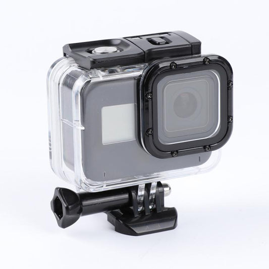 For GoPro HERO8 Black 45m Waterproof Housing Protective Case with Buckle Basic Mount & Screw (Transparent) by bashfashion