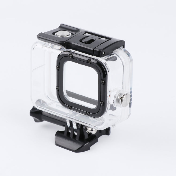 For GoPro HERO8 Black 45m Waterproof Housing Protective Case with Buckle Basic Mount & Screw (Transparent) by bashfashion