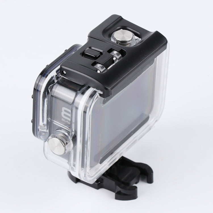 For GoPro HERO8 Black 45m Waterproof Housing Protective Case with Buckle Basic Mount & Screw (Transparent) by bashfashion