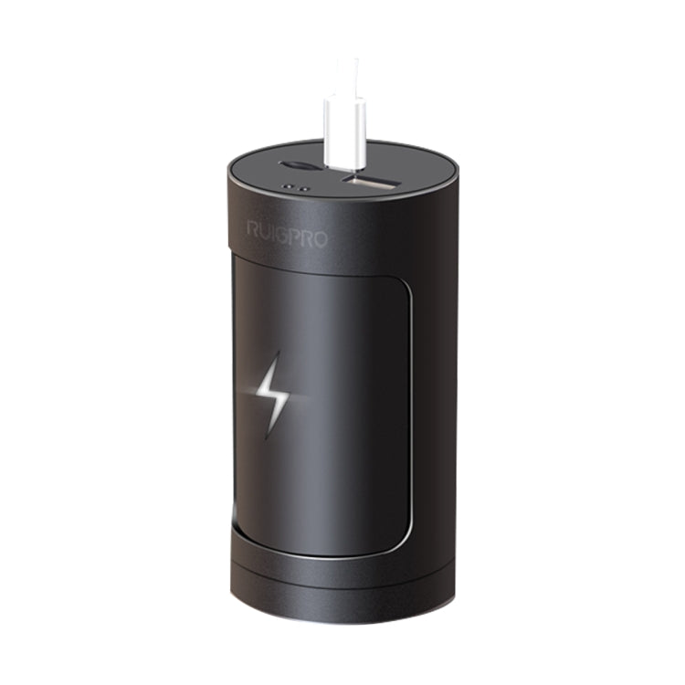 RUIGPRO for GoPro HERO8 Black /7 /6 /5 3-channel Battery Charger Wireless Charger Battery Case with LED Indicator Light by RUIGPRO