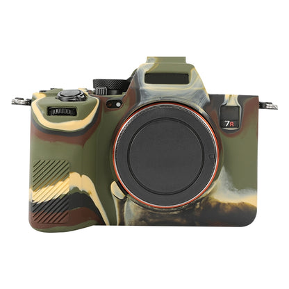 For Sony ILCE-7RM5 / Alpha 7R V Soft Silicone Protective Case (Camouflage) by bashfashion