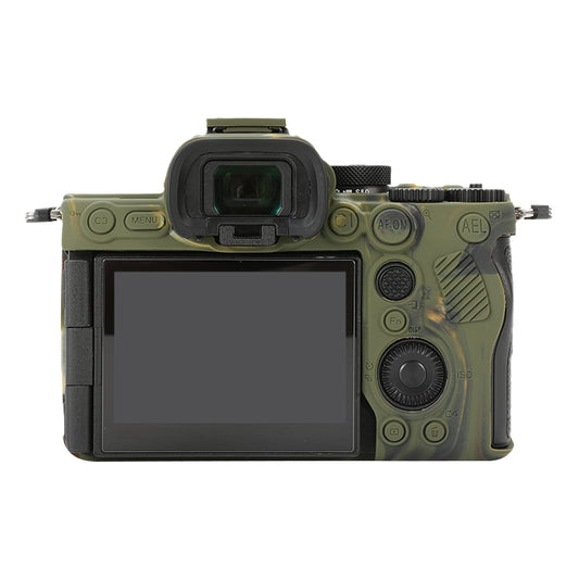 For Sony ILCE-7RM5 / Alpha 7R V Soft Silicone Protective Case (Camouflage) by bashfashion