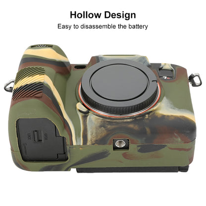 For Sony ILCE-7RM5 / Alpha 7R V Soft Silicone Protective Case (Camouflage) by bashfashion