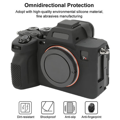 For Sony ILCE-7RM5 / Alpha 7R V Soft Silicone Protective Case (Black) by bashfashion