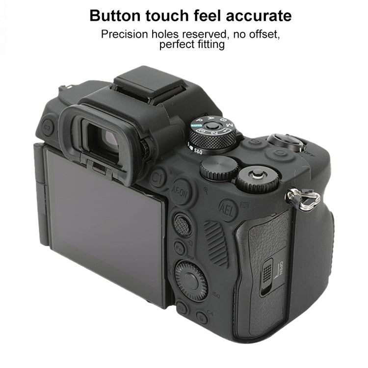 For Sony ILCE-7RM5 / Alpha 7R V Soft Silicone Protective Case (Black) by bashfashion