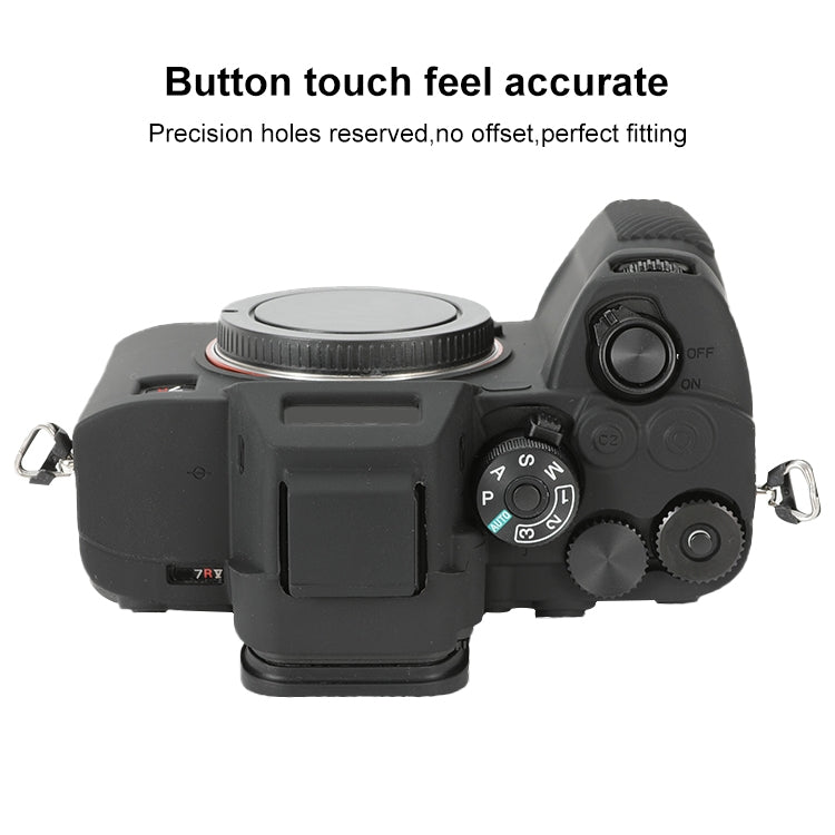 For Sony ILCE-7RM5 / Alpha 7R V Soft Silicone Protective Case (Black) by bashfashion