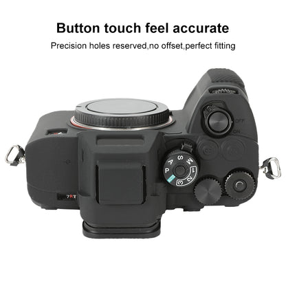 For Sony ILCE-7RM5 / Alpha 7R V Soft Silicone Protective Case (Black) by bashfashion