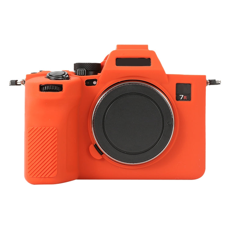 For Sony ILCE-7RM5 / Alpha 7R V Soft Silicone Protective Case (Orange) by bashfashion