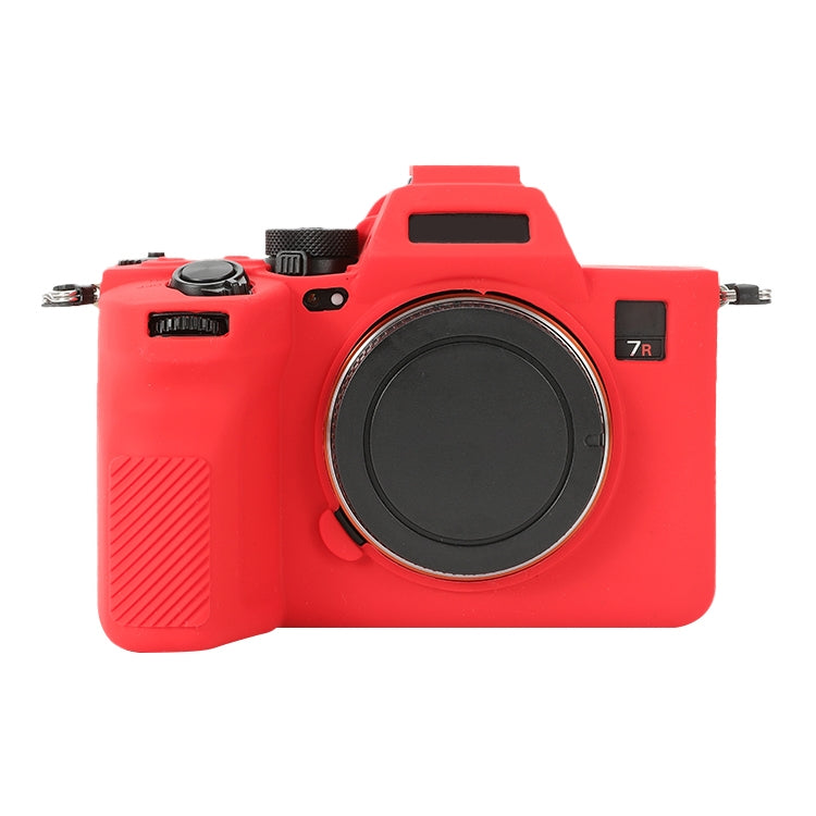 For Sony ILCE-7RM5 / Alpha 7R V Soft Silicone Protective Case (Red) by bashfashion