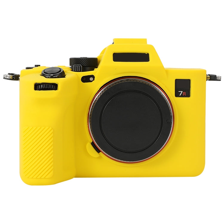 For Sony ILCE-7RM5 / Alpha 7R V Soft Silicone Protective Case (Yellow) by bashfashion
