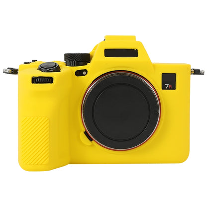 For Sony ILCE-7RM5 / Alpha 7R V Soft Silicone Protective Case (Yellow) by bashfashion