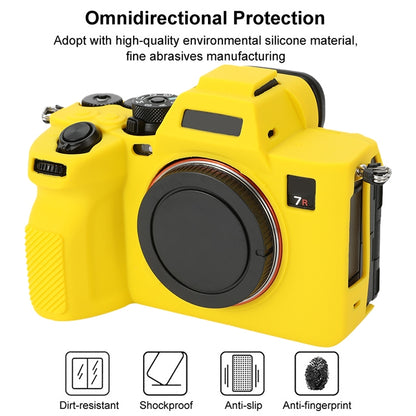 For Sony ILCE-7RM5 / Alpha 7R V Soft Silicone Protective Case (Yellow) by bashfashion