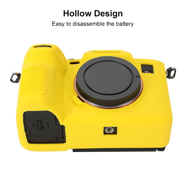 For Sony ILCE-7RM5 / Alpha 7R V Soft Silicone Protective Case (Yellow) by bashfashion