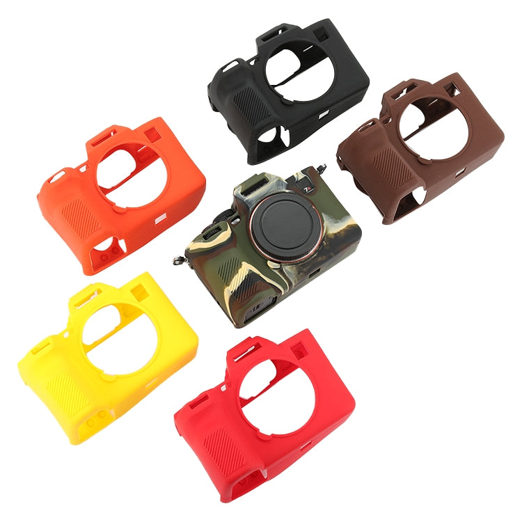 For Sony ILCE-7RM5 / Alpha 7R V Soft Silicone Protective Case (Orange) by bashfashion