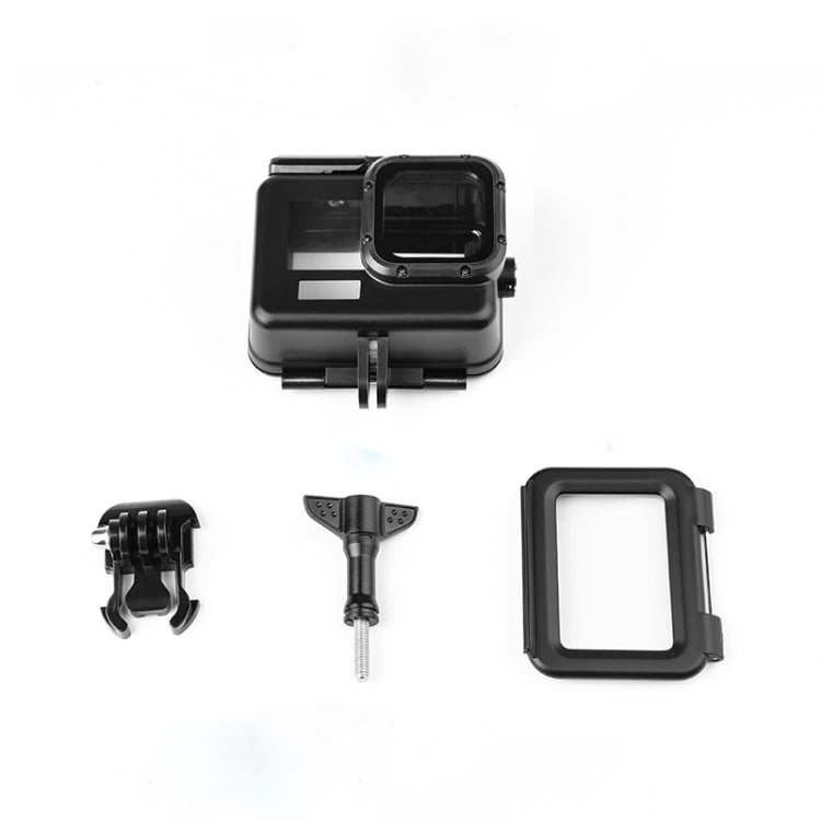 50m Waterproof Housing Protective Case with Buckle Basic Mount & Screw for GoPro HERO10 Black / HERO9 Black (Black) by bashfashion
