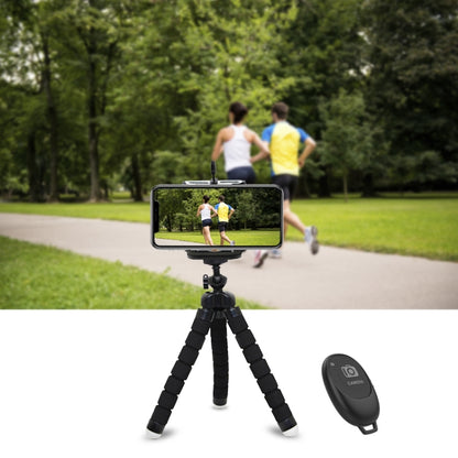 Mini Octopus Flexible Foam Tripod Holder with Phone Clamp & Remote Control (Red) by bashfashion