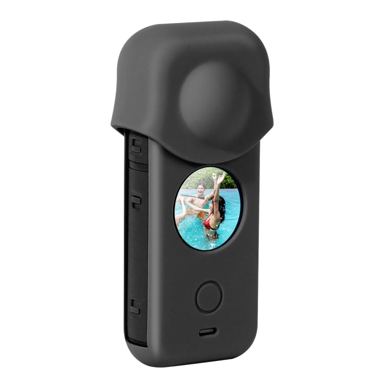 Full Body Dust-proof Silicone Protective Case for Insta360 ONE X2(Black) by bashfashion