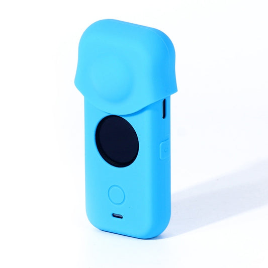 Full Body Dust-proof Silicone Protective Case for Insta360 ONE X2(Blue) by bashfashion