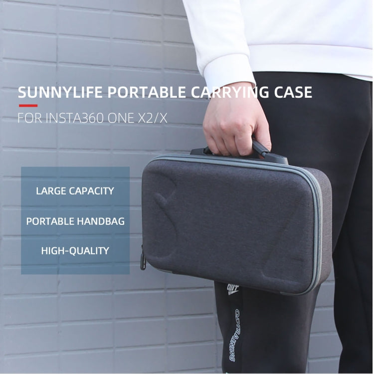 Sunnylife IST-B193 Storage Bag Case Handbag for Insta360 ONE X2 / X(Black) by Sunnylife