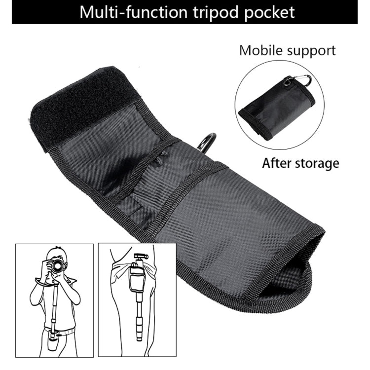 BEXIN MCS285 Portable Travel Outdoor DSLR Camera Carbon Fiber Monopod Holder (Black) by BEXIN