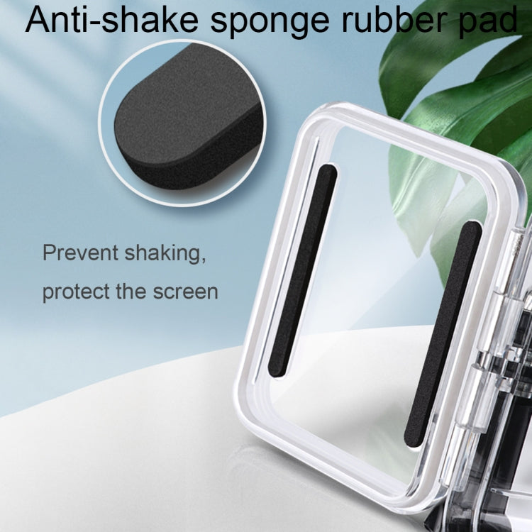 For GoPro HERO8 Black 45m Waterproof Housing Protective Case with Buckle Basic Mount & Screw & Floating Bobber Grip & Strap & Anti-Fog Inserts(Transparent) by bashfashion