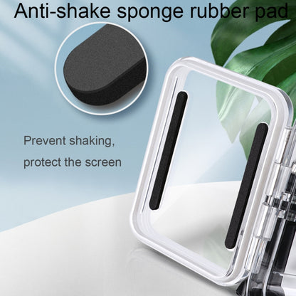 For GoPro HERO8 Black 45m Waterproof Housing Protective Case with Buckle Basic Mount & Screw & Floating Bobber Grip & Strap & Anti-Fog Inserts(Black) by bashfashion