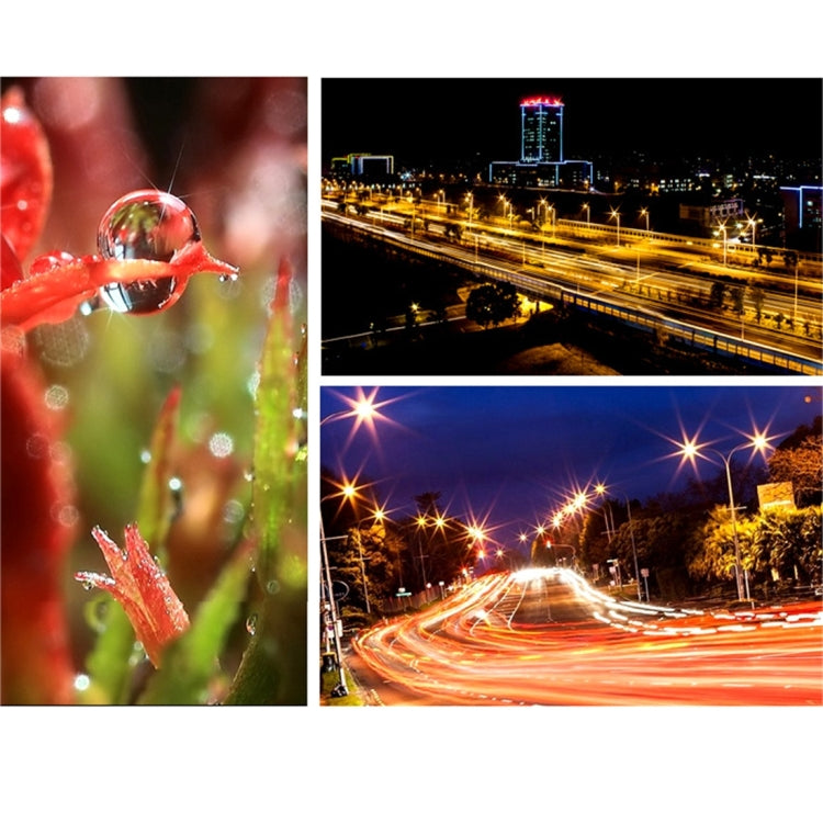 For GoPro HERO5 Sport Action Camera Proffesional 52mm Lens Filter(CPL + UV + ND8 + ND2 + Star 8 + Red + Yellow + FLD / Purple) & Waterproof Housing Case Adapter Ring by bashfashion