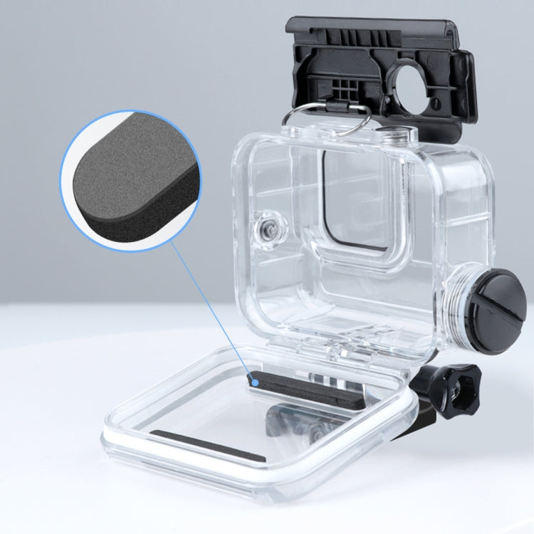 For GoPro HERO10 Black / HERO9 Black 30m Charging Waterproof Housing Case with Buckle Basic Mount & Screw by bashfashion