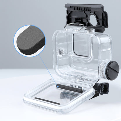 For GoPro HERO10 Black / HERO9 Black 30m Charging Waterproof Housing Case with Buckle Basic Mount & Screw by bashfashion