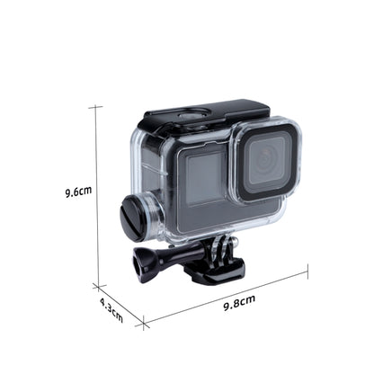 For GoPro HERO10 Black / HERO9 Black 30m Charging Waterproof Housing Case with Buckle Basic Mount & Screw by bashfashion