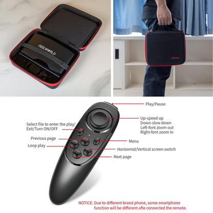 FEELWORLD TP10 Portable 10-inch Folding Teleprompter with Remote Control Lens Adapter Ring For Below 10 inches Smartphone / Tablet (Black) by FEELWORLD