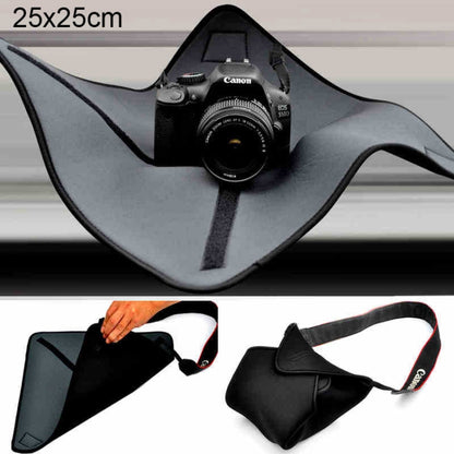 Shockproof Neoprene Bag Magic Wrap Blanket for Canon / Nikon / Sony Camera Lens, Size: 25 x 25cm by bashfashion