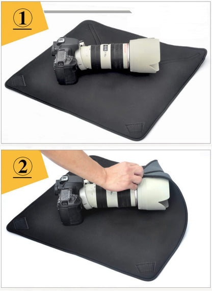 Shockproof Neoprene Bag Magic Wrap Blanket for Canon / Nikon / Sony Camera Lens, Size: 25 x 25cm by bashfashion