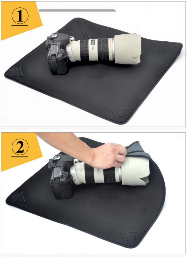 Shockproof Neoprene Bag Magic Wrap Blanket for Canon / Nikon / Sony Camera Lens, Size: 35 x 35cm by bashfashion
