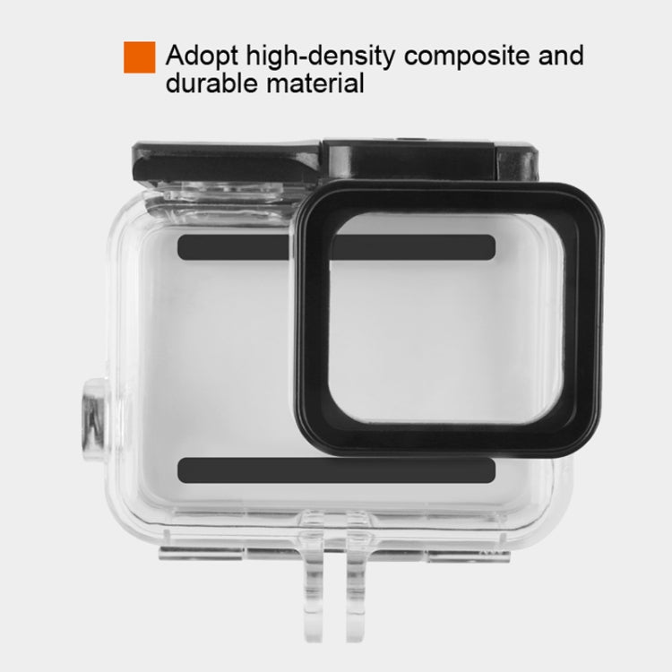 45m Waterproof Housing Protective Case + Touch Screen Back Cover for GoPro NEW HERO /HERO6 /5, with Buckle Basic Mount & Screw, No Need to Remove Lens (Transparent) by bashfashion